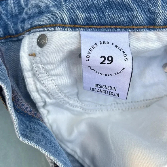 Lovers and Friends Jamie Cuffed Short Size 29 High Rise Color: Camellia NWT - Picture 5 of 7